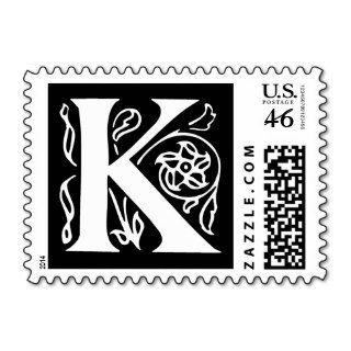 Fancy Letter K Stamp