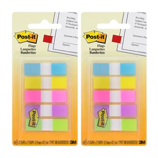 Post it .5 inch Assorted Color Flags (Pack of 2) 3M Tabbing Accessories