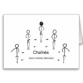 Chaines Greeting Card