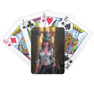 Madness of Wonderland #1   Female Mad Hatter Poker Cards