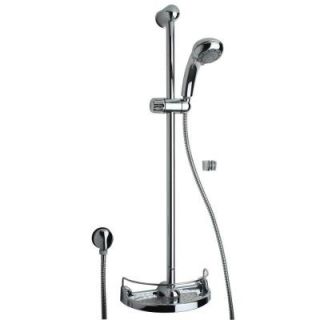 La Toscana Slide Bar Kit with Shower Head and Soap Holder in Chrome 50CR124EX