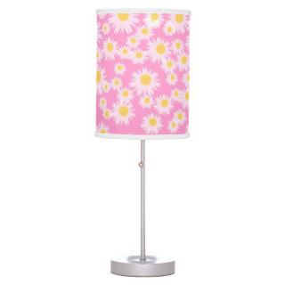 PixDezines retro daisies/DIY background color Table Lamps
