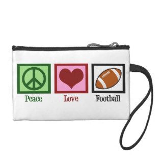 Peace Love Football Coin Wallet