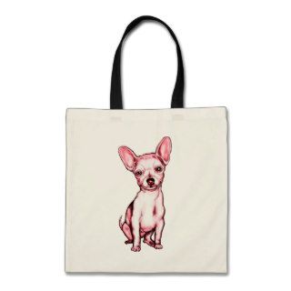 Just the Chihuahua Canvas Bags