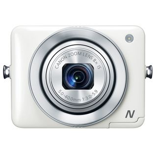 Canon PowerShot N 12.1MP White Digital Camera Canon Point & Shoot Cameras