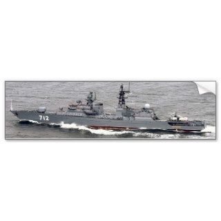 FF 712 Frigate Neustrashimy Bumper Stickers