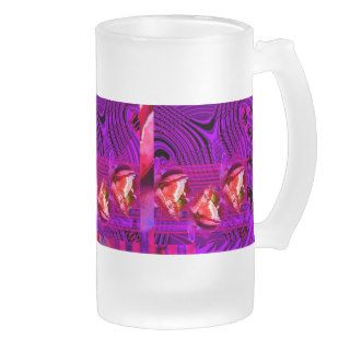 Purple roses dream coffee mug