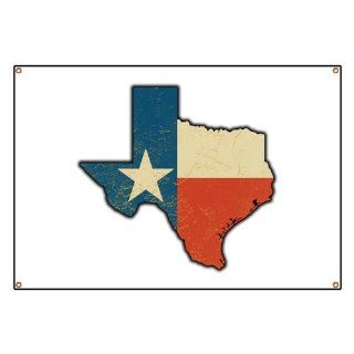 Banner Texas Flag Texas Shaped 