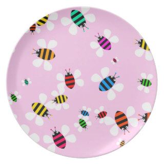 Swarm of Bees Dinner Plate