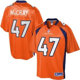 Pro Line Mens Denver Broncos Lerentee McCray Team Color Jersey  Sports Fan Apparel  Sports & Outdoors
