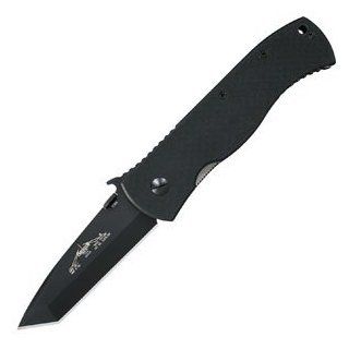 Emerson Super CQC 7B Wave, Black Tanto Blade, Plain  Camping And Hiking Equipment  Sports & Outdoors