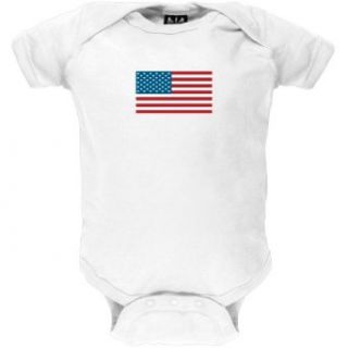 Old Glory   Unisex baby American Flag Infant Bodysuit Infant And Toddler Bodysuits Clothing