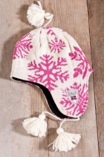 Snowflake Norwegian Wool Hat, A ALLIUM, Size LARGE (23" circumference) Clothing