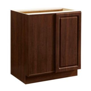 Heartland Cabinetry Base Blind Corner Cabinet with 6 in. Filler in Cherry 8008405P