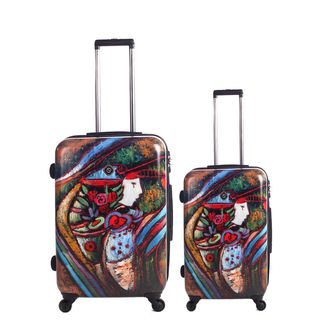 Neocover 'Lady Harvest' 2 piece Hardside Spinner Luggage Set Neocover Two piece Sets