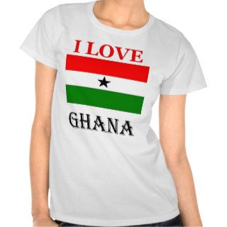 I Love Ghana T Shirts