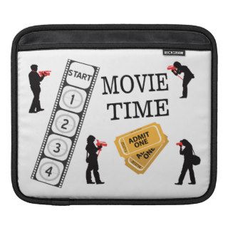 Come One Come All It's Movie Time Sleeves For iPads