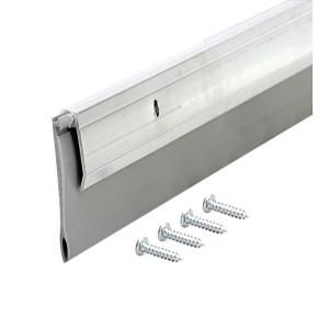 MD Building Products 2 in. x 36 in. Premium Aluminum and Vinyl Door Sweep in Aluminum 05389