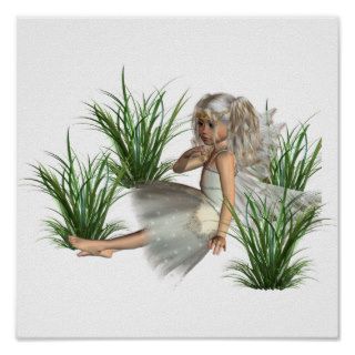 Woodland Angel Poster