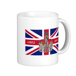 Queen Elizabeth 60 Year Jubilee Coffee Mugs