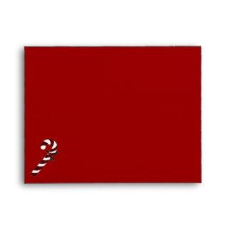 "Red & White Striped Candy Cane" Envelopes