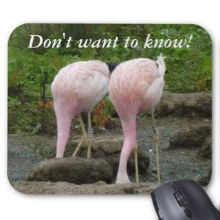 Burying one's head in the sand mouse mats