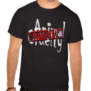 Against Animal Cruelty Dark T shirt