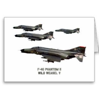 F 4Phantom II Wild Weasel V Aircraft Cards