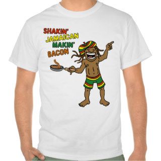 Shakin' Jamaican Makin' Bacon Tshirt