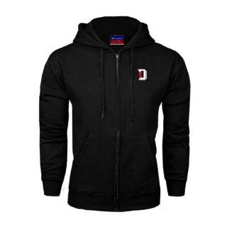Davidson Champion Black Fleece Full Zip Hood 'D'  Sports Fan Sweatshirts  Sports & Outdoors