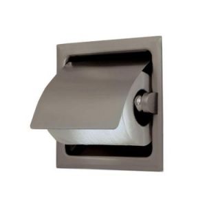 Gatco Recessed Toilet Paper Holder with Cover in Satin Nickel 786
