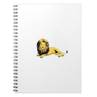 Lion Spiral Note Book