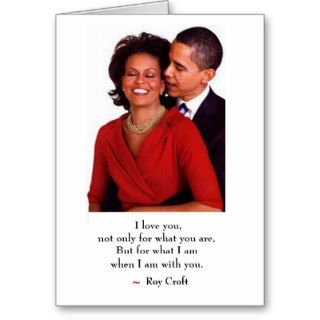 WHEN I AM WITH YOU, VALENTINE'S DAY CARD, OBAMA