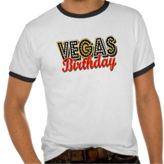 Las Vegas Birthday Shirts