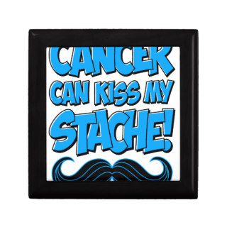 Cancer can Kiss my Stache (non apparel) Keepsake Box