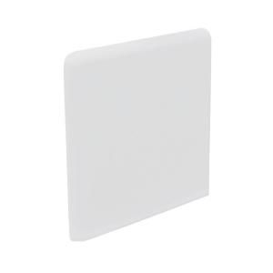 U.S. Ceramic Tile Color Collection Matte Tender Gray 3 in. x 3 in. Ceramic Surface Bullnose Corner Wall Tile DISCONTINUED 261 SN4339