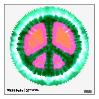 Cool Trippy Peace Sign Room Sticker