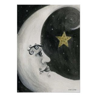 Astronomy   Moon Print
