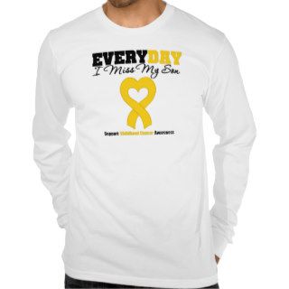 Childhood Cancer Every Day I Miss My Son Tee Shirt