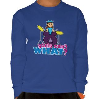 Girls Can't WHAT? ColorizeME Custom Design Tshirt
