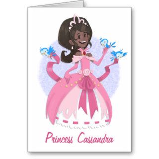 Elegant Princess Birthday Cards