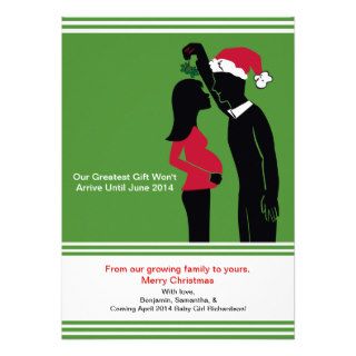 Christmas Pregnancy Announcements Cards   Gift
