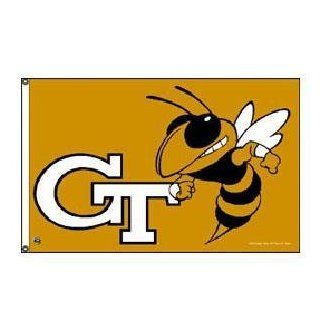 Georgia Tech Yellow Jackets 3 X 5 Flag  Outdoor Flags  Sports & Outdoors
