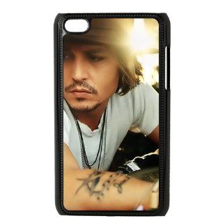 Dshellcase Custom Hard Plastic Case Handsome Johnny Depp Printed ipod touch 4 Case Cover Cell Phones & Accessories
