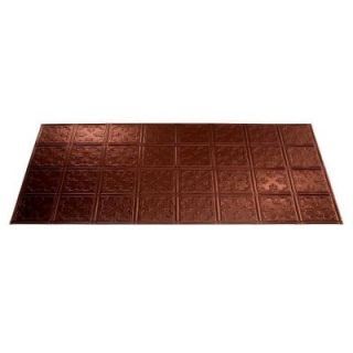 Fasade Traditional 10   2 ft. x 4 ft. Oil Rubbed Bronze Glue up Ceiling Tile G58 26