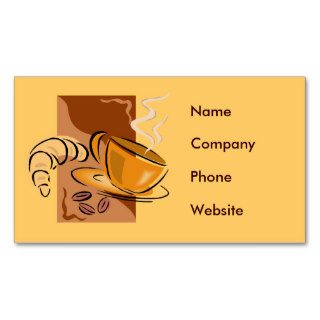 Coffee House Business Card Templates