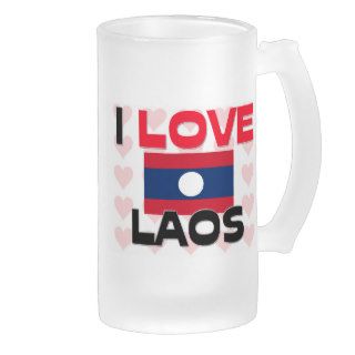 I Love Laos Mugs