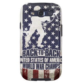 USA  Back to Back World War Champs Samsung Galaxy S3 Cover