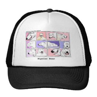Bipolar Bear Funny Tees Mugs Gifts Etc Trucker Hat