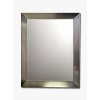 Stainless Framed Beveled Wall Mirror Mirrors